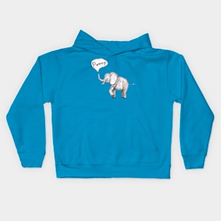 Cute elephant Kids Hoodie